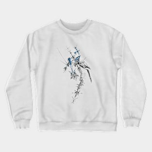 Many Unique Blue Black White Colorful Abstract Art Crewneck Sweatshirt